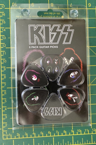Kiss classic logos plectrum - kiss,