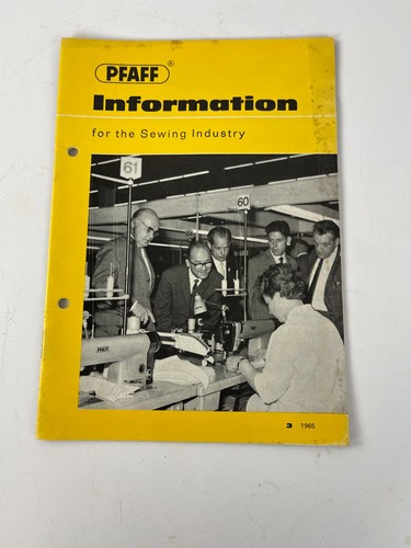 Pfaff information booklet 1965 - pfaff,