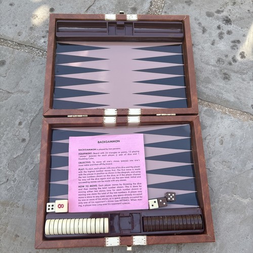 Vintage style backgammon - vintage-style,