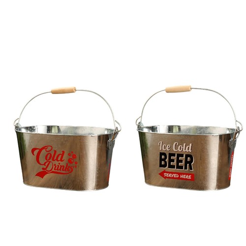 Big ice bucket with portable - big,