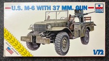 1/72 ESCI U.S. M6 with 37mm
