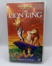 The Lion King VHS Video Tape