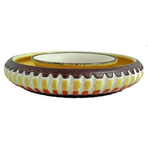 Studio pottery posy ring 1960s - pottery,