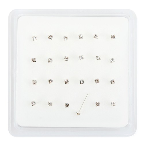 Sterling silver clear - 24,