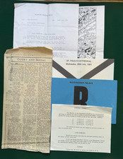 Antique Royal Car Park Stickers Duchy etc Wedding Prince Charles Princess Diana