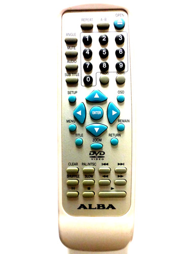Alba dvd player remote control - player,