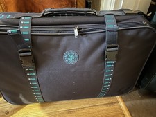 MARCO POLO 2 wheel EXTRA LARGE hybrid HOLD/CHECK-IN SUITCASE blue VGC