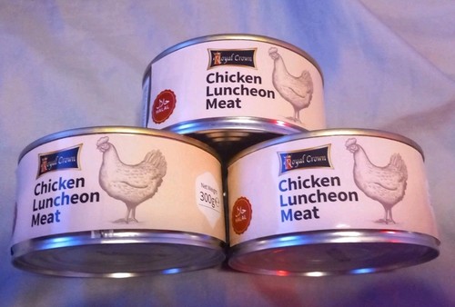 Tins royal crown - tins, chicken