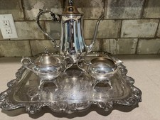 Vintage Silver Plated Footed