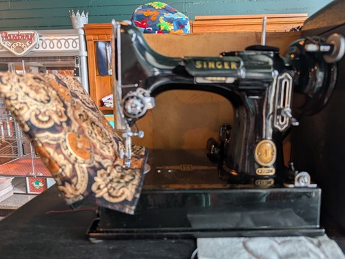 Vintage singer 221 - vintage, (1955)