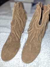 Schuh Gunfire Tan Suede Ankle
