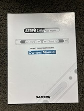 Owners Manual Samson Servo