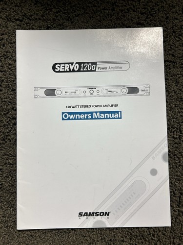 Owners manual samson - owners,