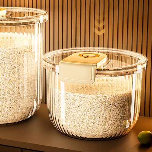 Rice container clear - rice,