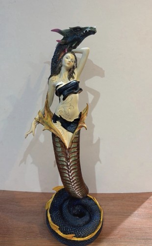 Fantasy serpent lady figurine - fantasy,