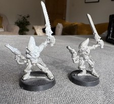 2 X Warhammer 40k Metal Eldar Striking Scorpions Aspect Warriors (1623) - 1991