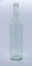 750ml clear glass wine bottles - clear,