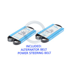 FOR SUZUKI JIMNY 1.3 1998-2018 DAYCO ALTERNATOR & POWER STEERING BELTS x2 NEW