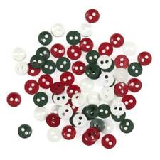 7mm Small Craft Buttons 4g - Choose Random Shade Mix - Art & Craft Embellishment