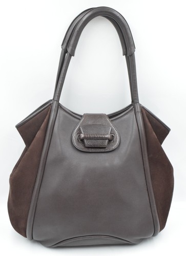 Smythson shoulder bag - smythson, brown
