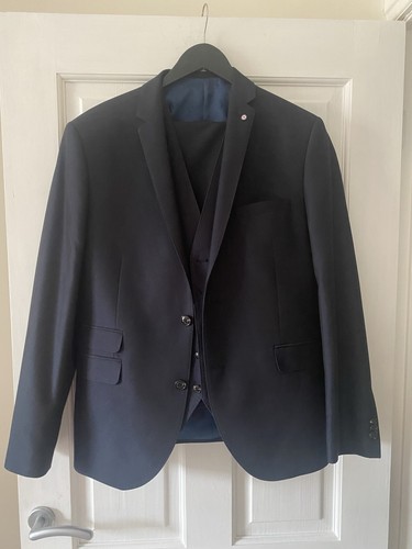 Mens navy lambretta slim fit - navy,