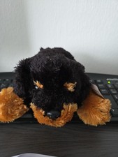 VINTAGE FAO SCHWARZ TITUS THE ROTTWEILER PLUSH TOY