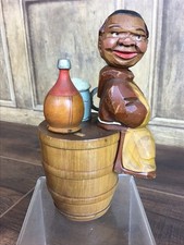 VINTAGE ANRI CARVED WOODEN