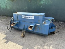 Conquip Hydraulic Road Sweeper Brush Yard £2250+Vat Bucket Broom Forklift Loader