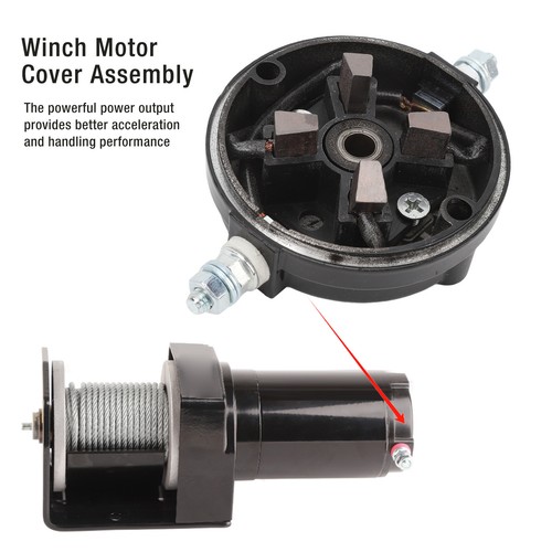 Winch motor cover assembly - motor,
