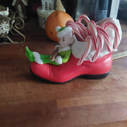 Vintage ceramic elf pixie