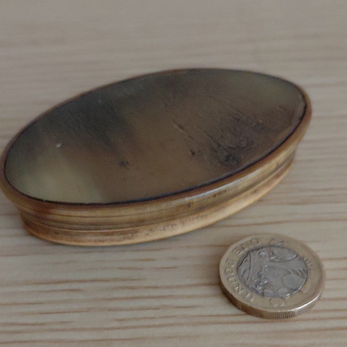 Very old snuff - made, from