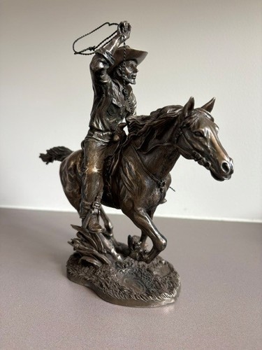 Bronze cold cast - cowboy, with