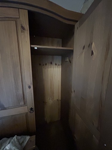 Pine double wardrobe 190cm - pine, x