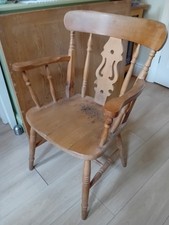 Pine carver chair wooden - pine,