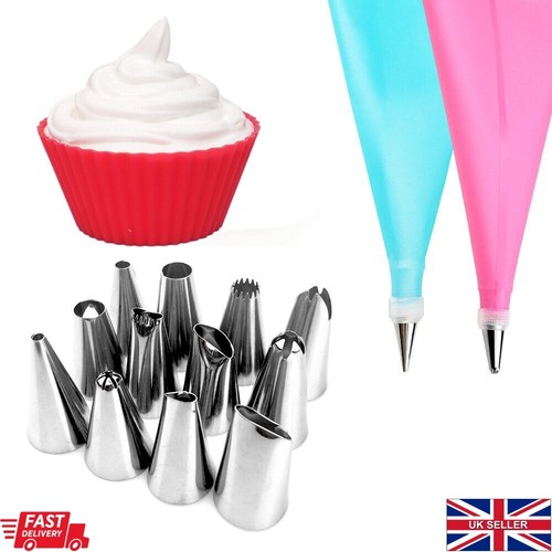 14pc reusable icing piping - 14pc,