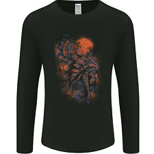 Native American Indian Headdress Apache Mens Long Sleeve T-Shirt