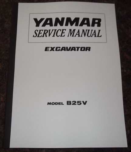 Yanmar b25v excavator - yanmar, service