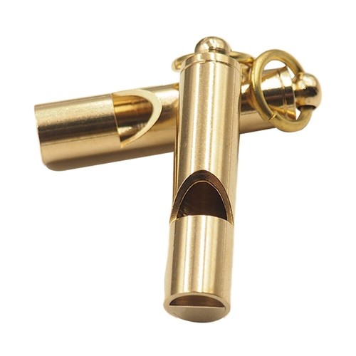 Brass whistle emergency - brass,