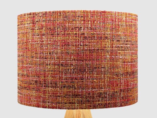 Dark orange woven fabric - dark,