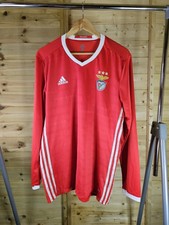 Rare Player Spec Benfica 2016/2017 Long Sleeve Home Shirt XL Size 8 ADIDAS 