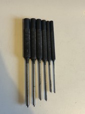 RS Pro 6 Piece Punch Set Spring Pin Punch 2 - 5mm Shank With Case