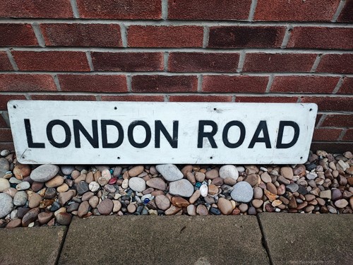 Vintage alloy street sign - alloy,