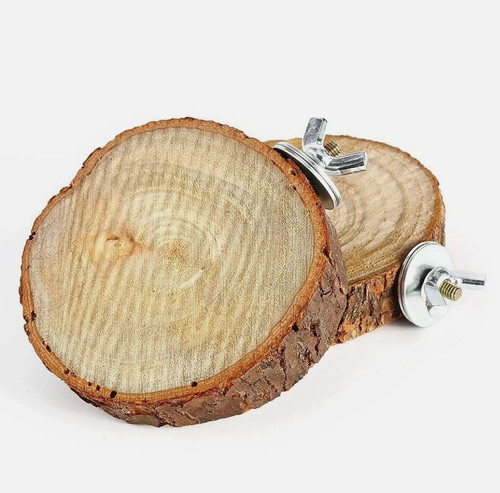 Natural wood bird cage - pc,