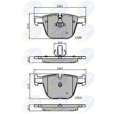 Brake Pads Set For BMW X5 E70