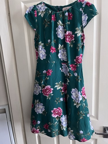 Green floral dress billie - floral, by