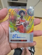 2022-23 Panini Spectra Artis Gilmore Icons Auto Asia Gold 3/3