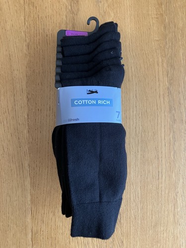 New pack 7 black cotton - new,