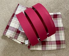 Pair of Dunelm Curtains Red