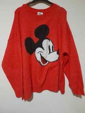 Ladies Disney Mickey Mouse Red Jumper Brand New Without Tags Size XL