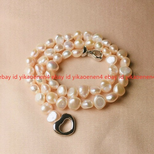 Natural 9mm white pink - 8-9mm,